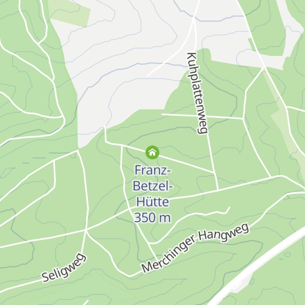 Map of Franz-Betzel-Hütte