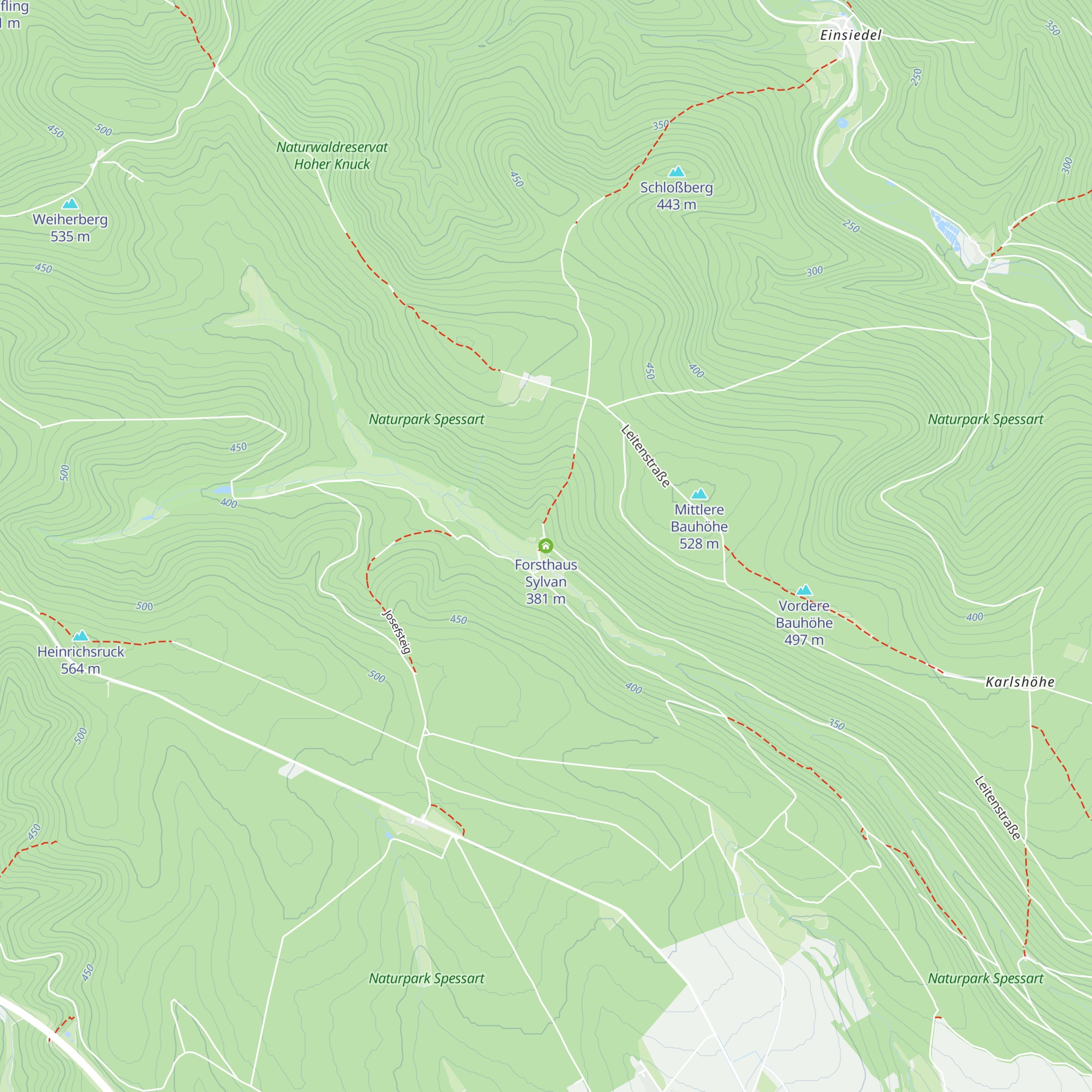 Forsthaus Sylvan map
