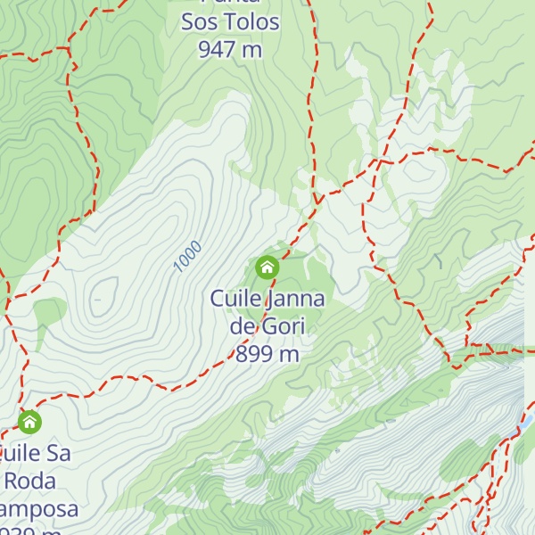 Map of Cuile Janna de Gori