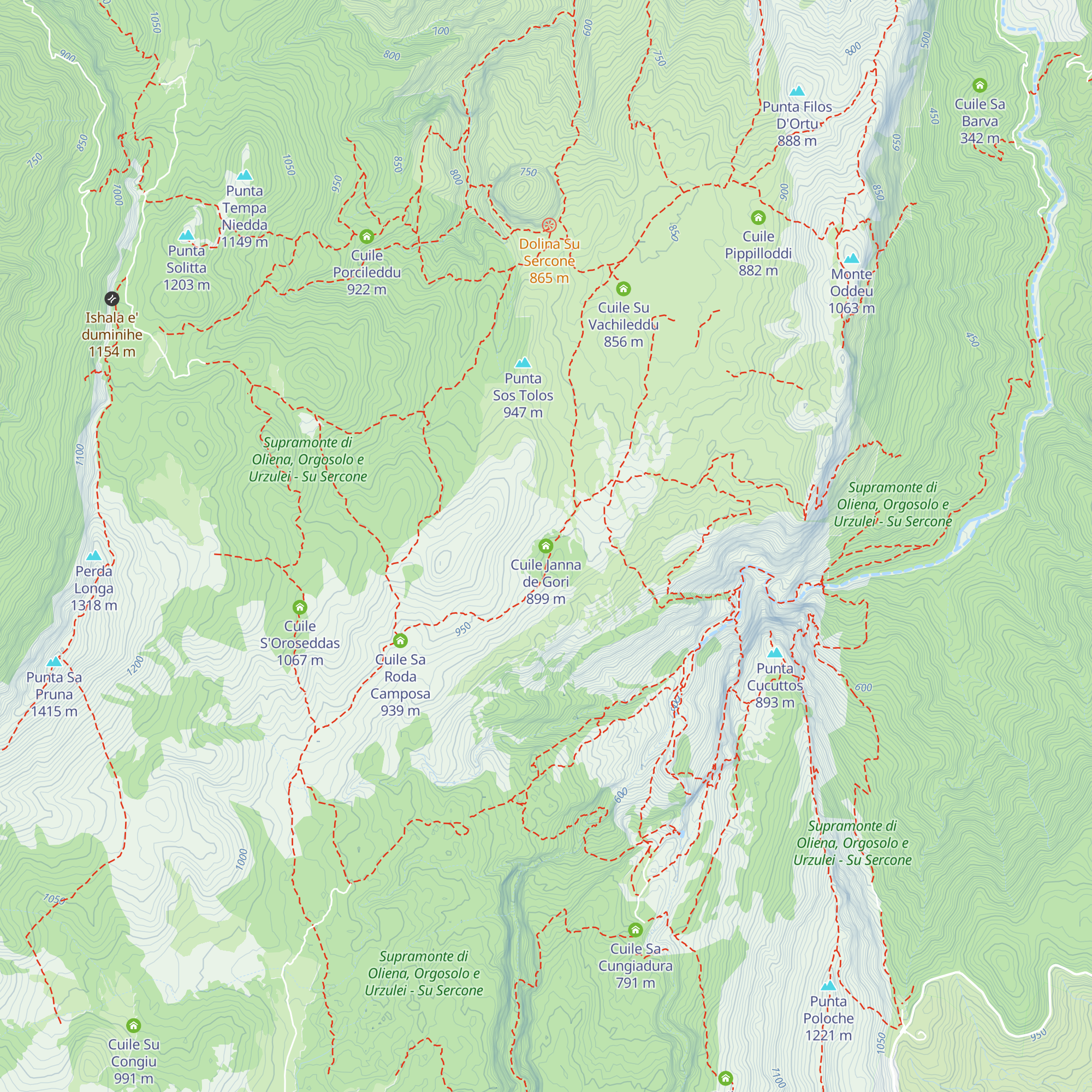 Cuile Janna de Gori map