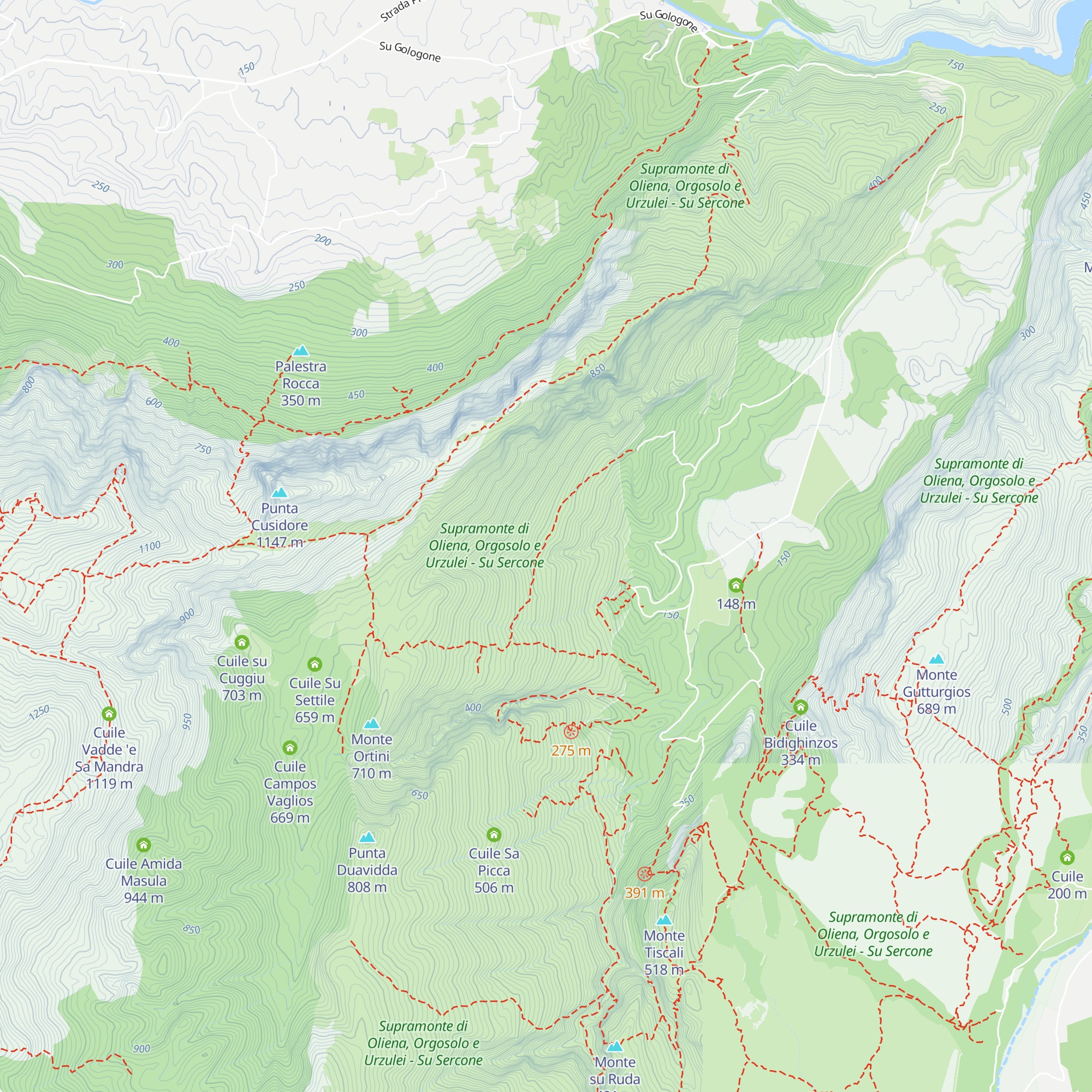 Cuile Su Vicu I map