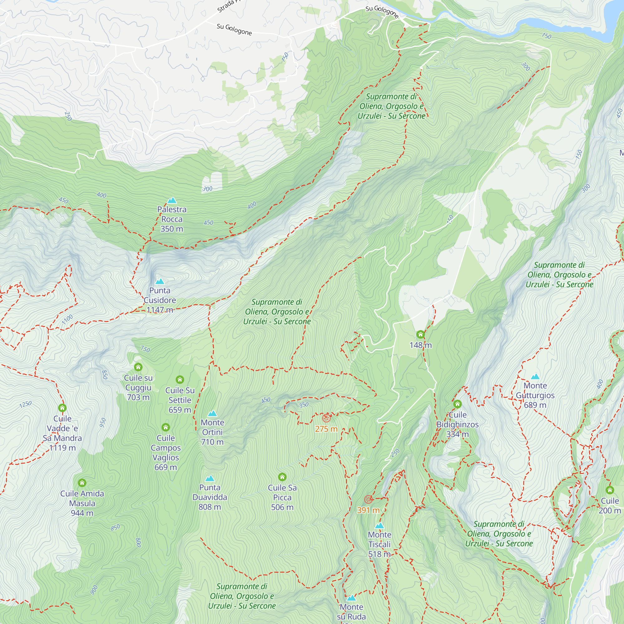 Cuile Su Vicu I map