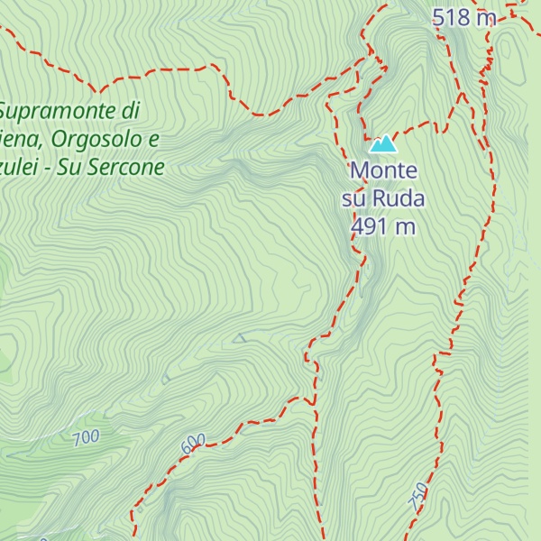 Map of Cuile Serra Lada