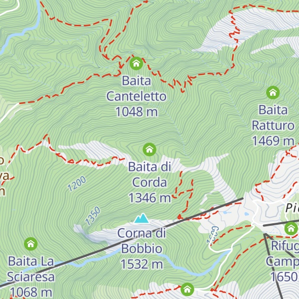 Map of Baita di Corda