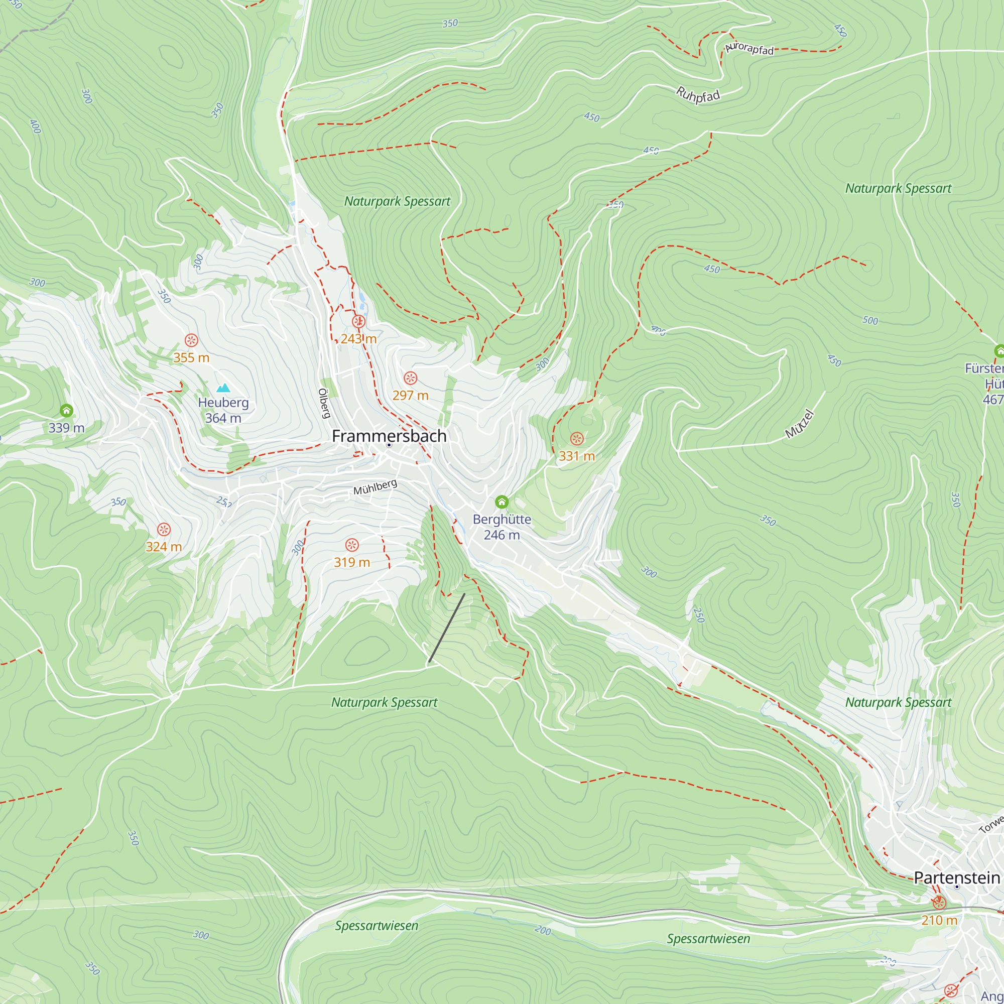 Berghütte map