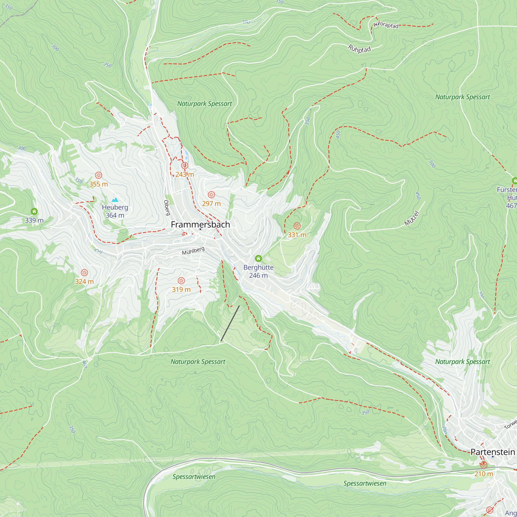 Berghütte map
