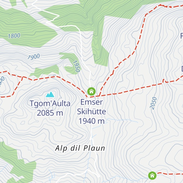 Map of Emser Skihütte