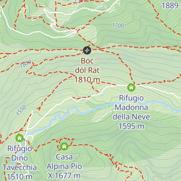 Map of Baita del Luc