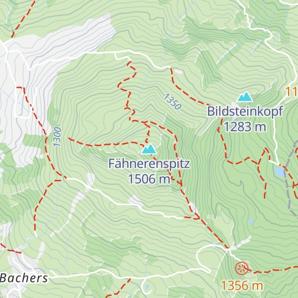 Map of Fähnerenspitz