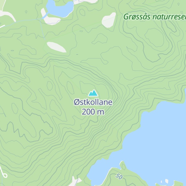 Map of Østkollane