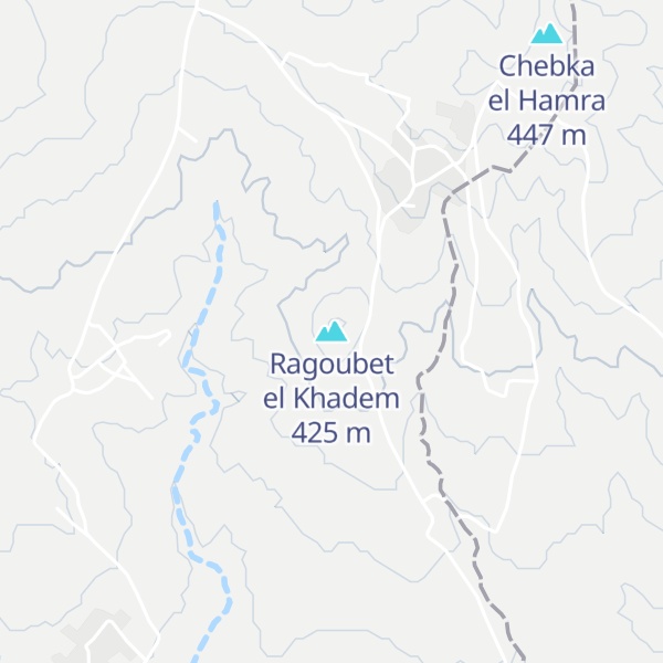 Map of Ragoubet el Khadem