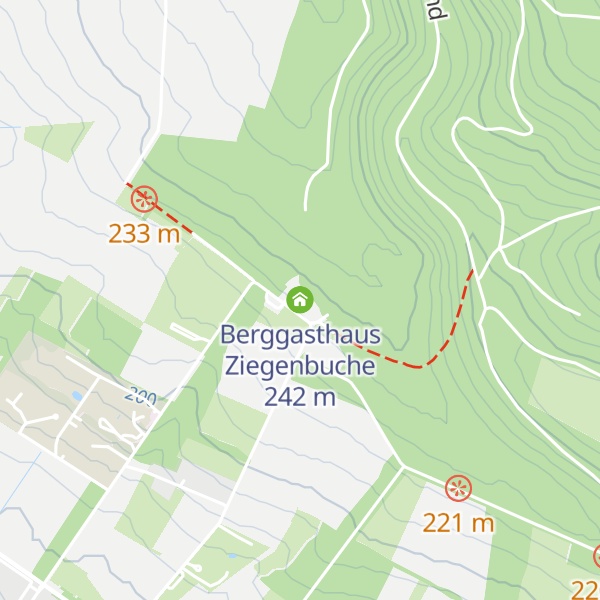 Map of Berggasthaus Ziegenbuche