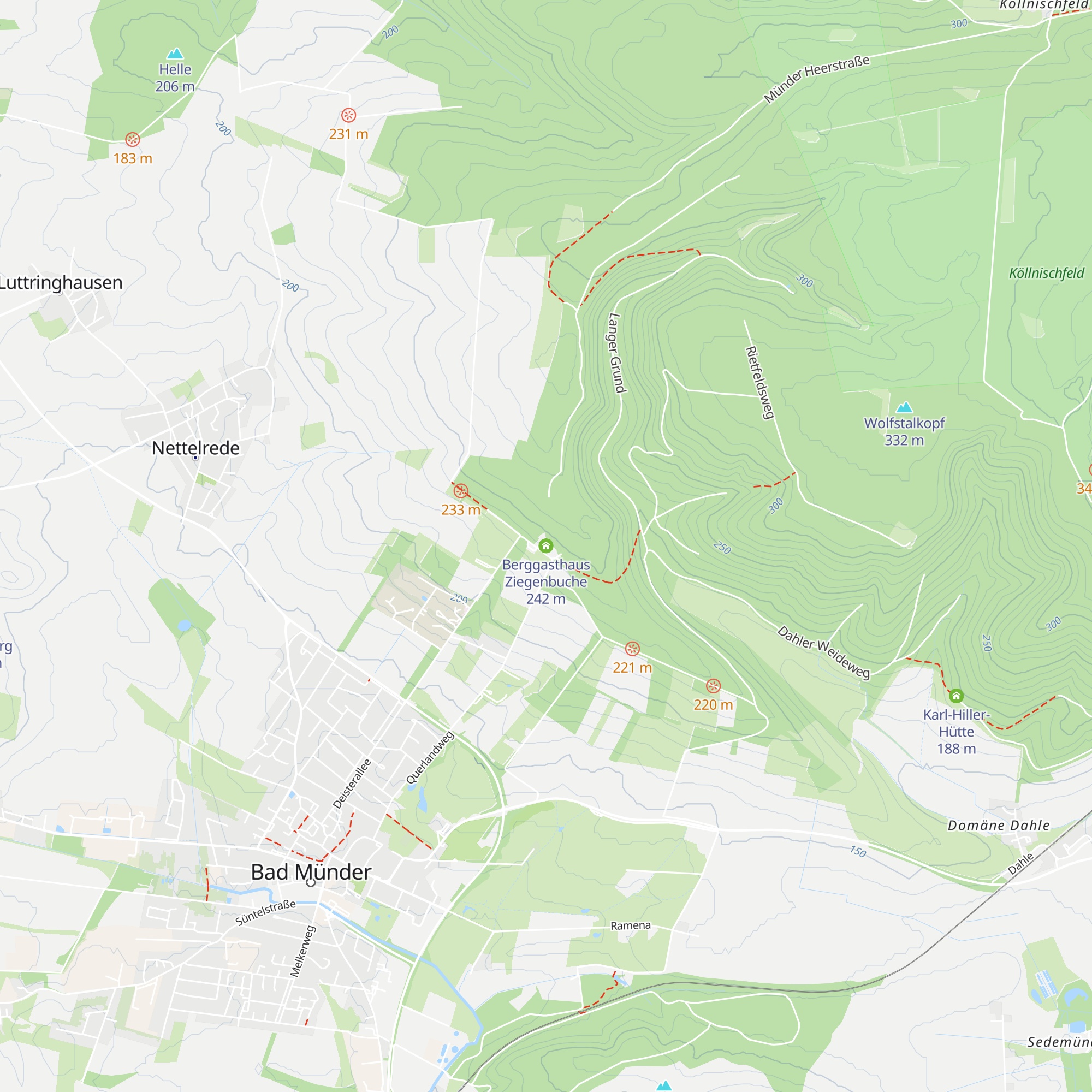 Berggasthaus Ziegenbuche map