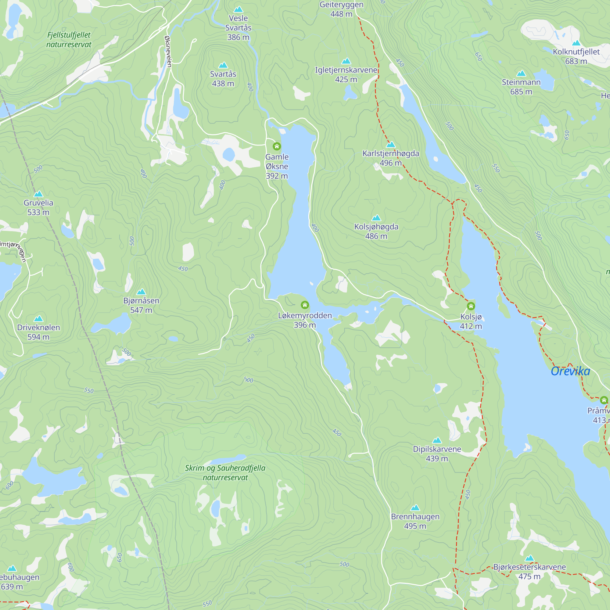 Løkemyrodden map