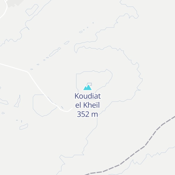 Map of Koudiat el Kheïl