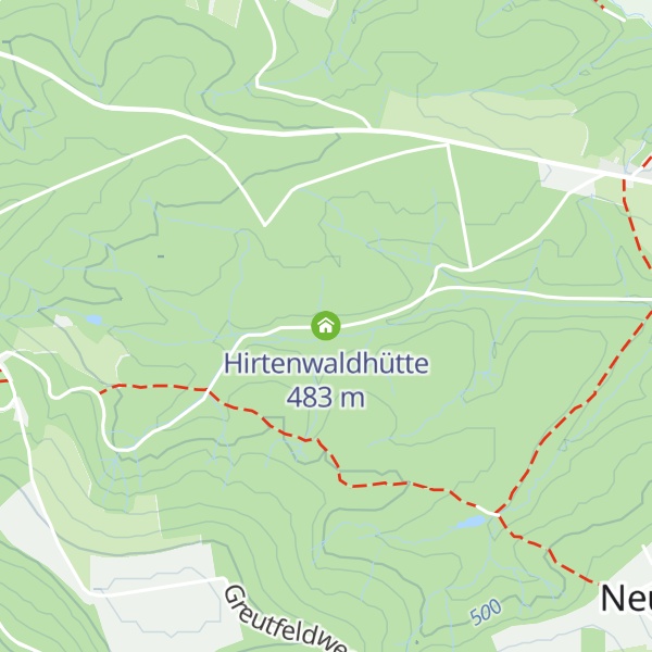 Map of Hirtenwaldhütte