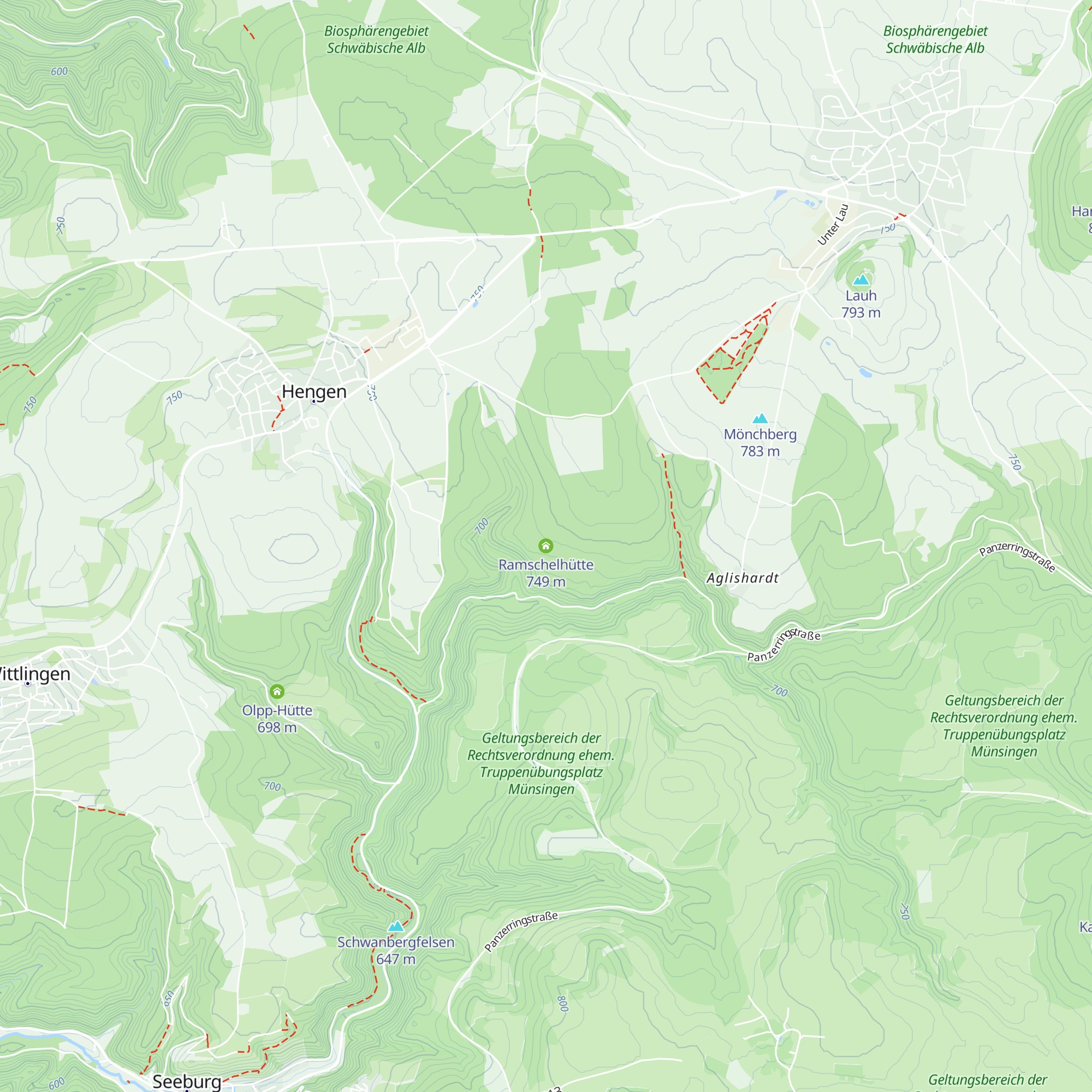 Ramschelhütte map