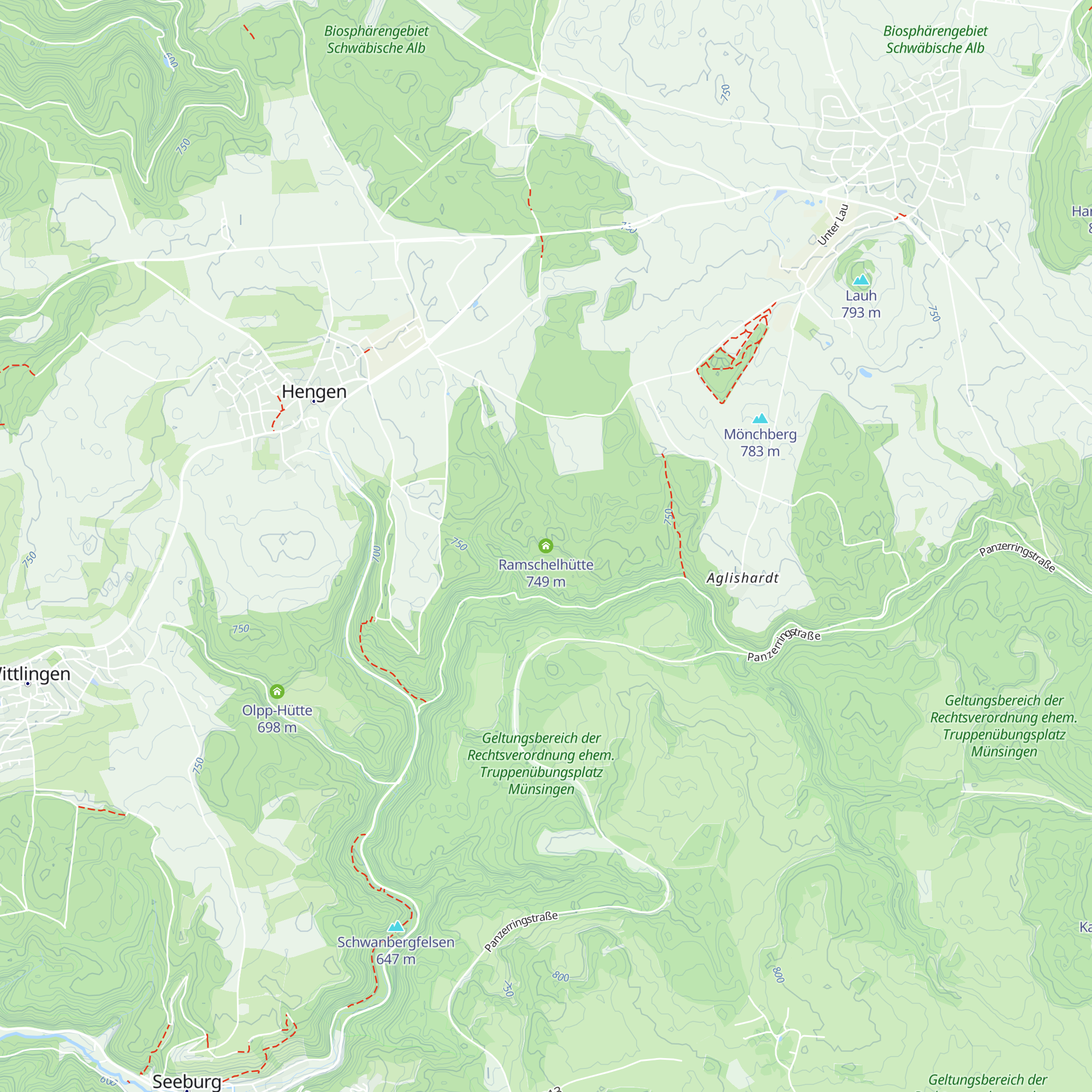 Ramschelhütte map