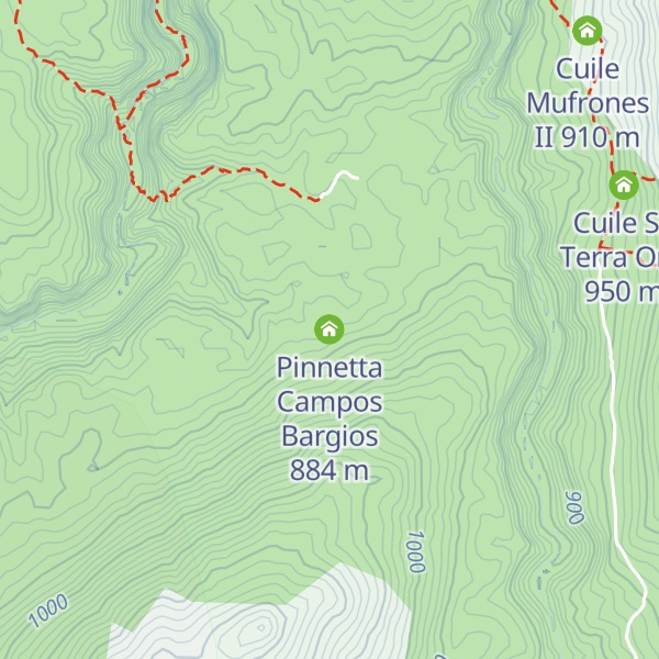 Map of Pinnetta Campos Bargios