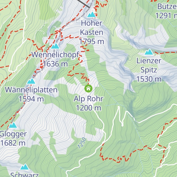 Map of Alp Rohr