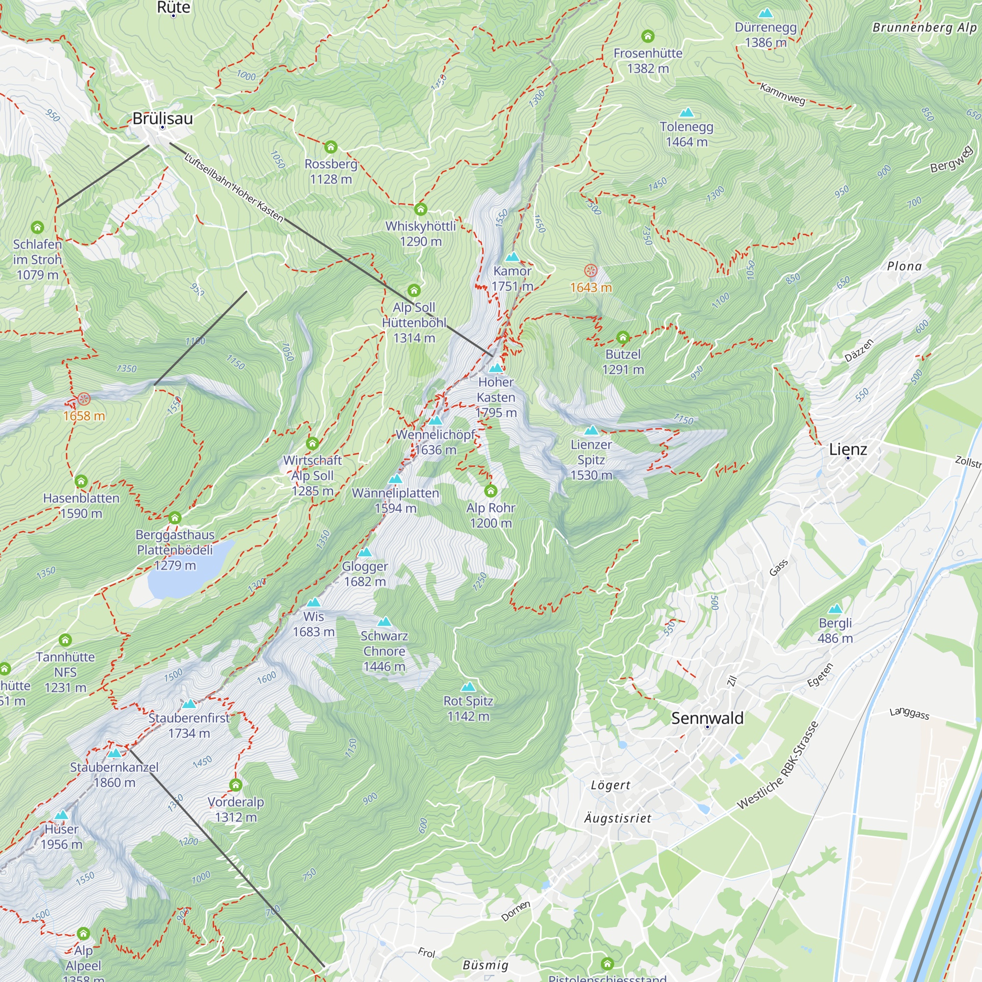 Alp Rohr map