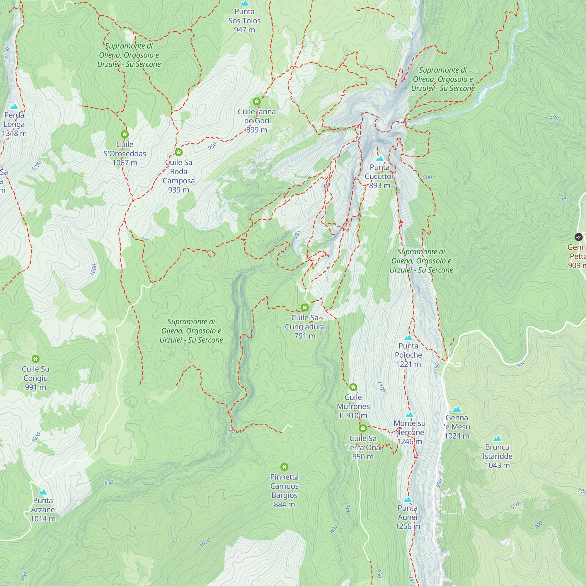 Cuile Mercuriché map