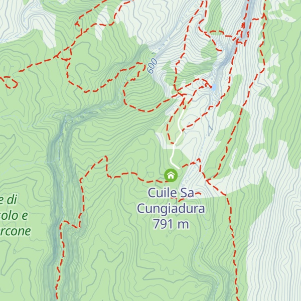 Map of Cuile Mercuriché