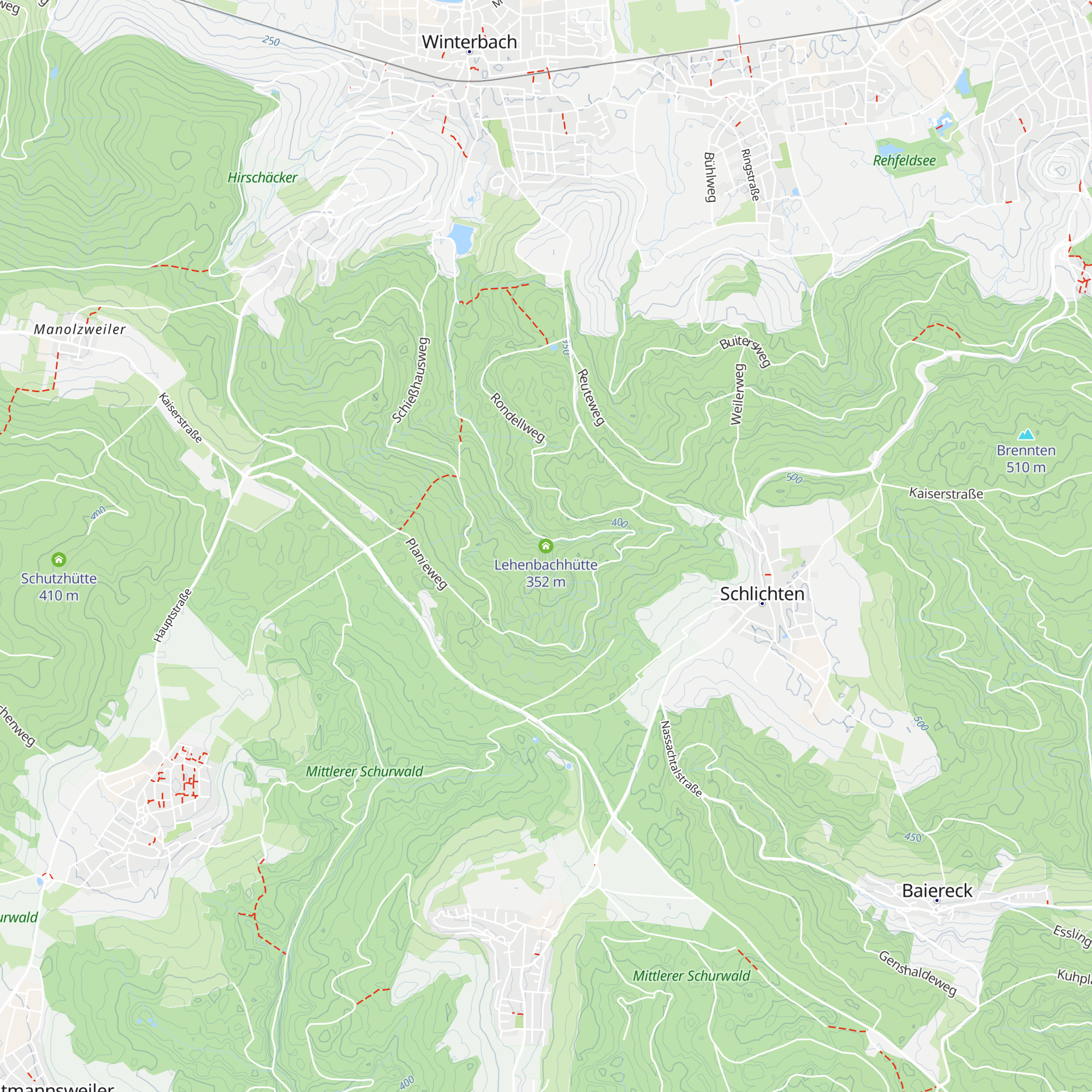 Lehenbachhütte map