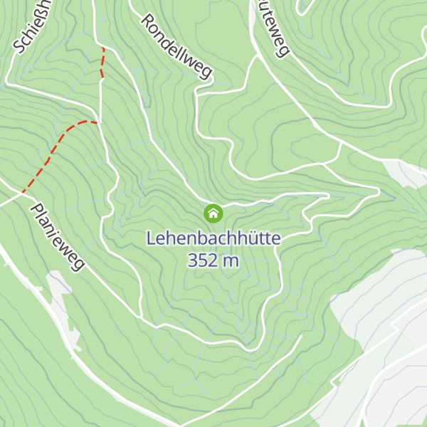 Map of Lehenbachhütte