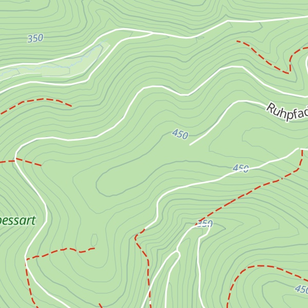 Map of Ruhpfad Hütte