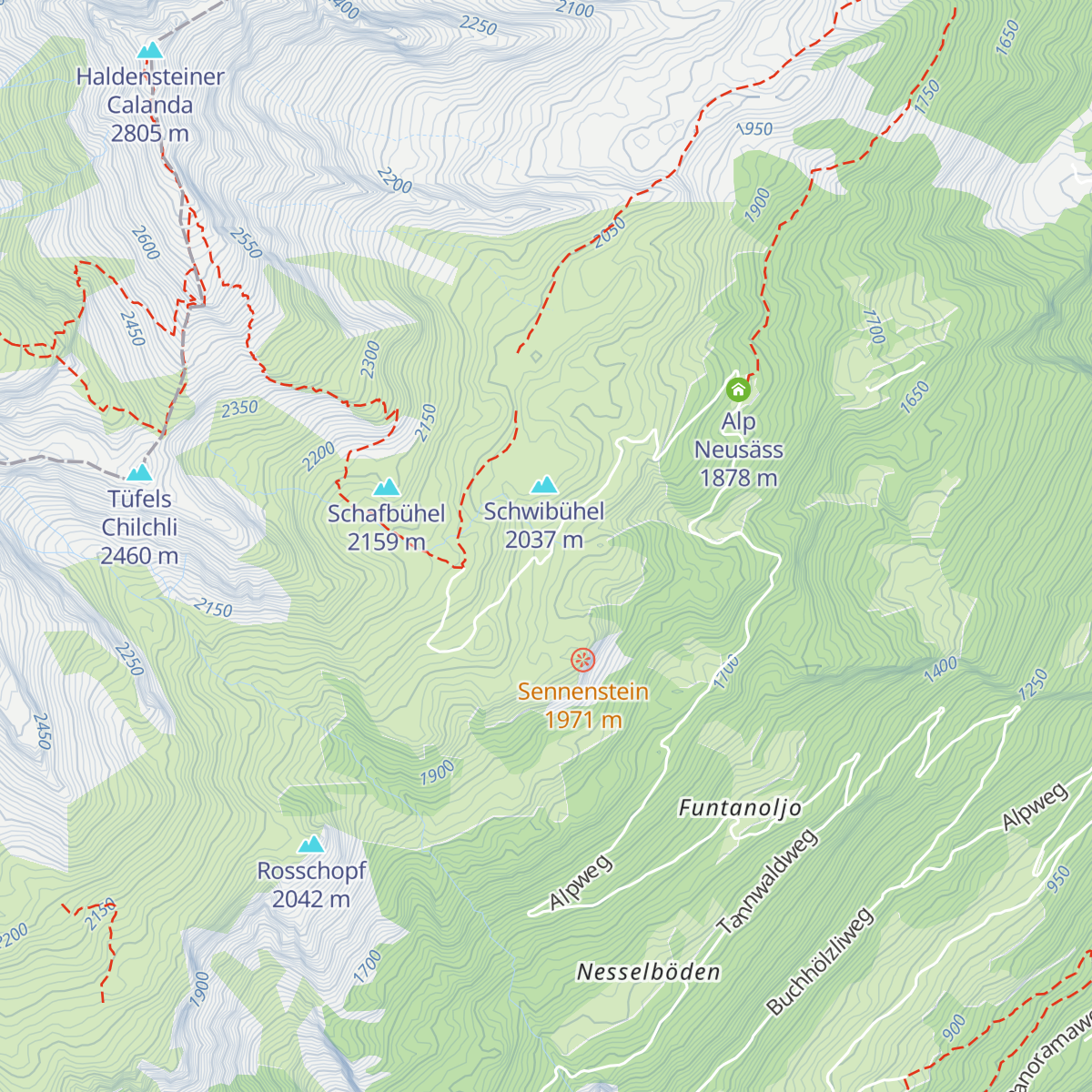 Alp Altsäss map