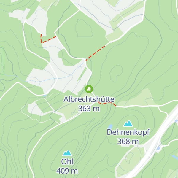Map of Albrechtshütte