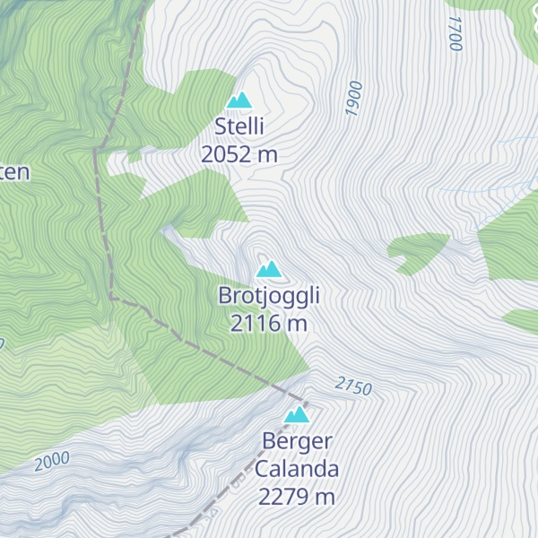 Map of Brotjoggli