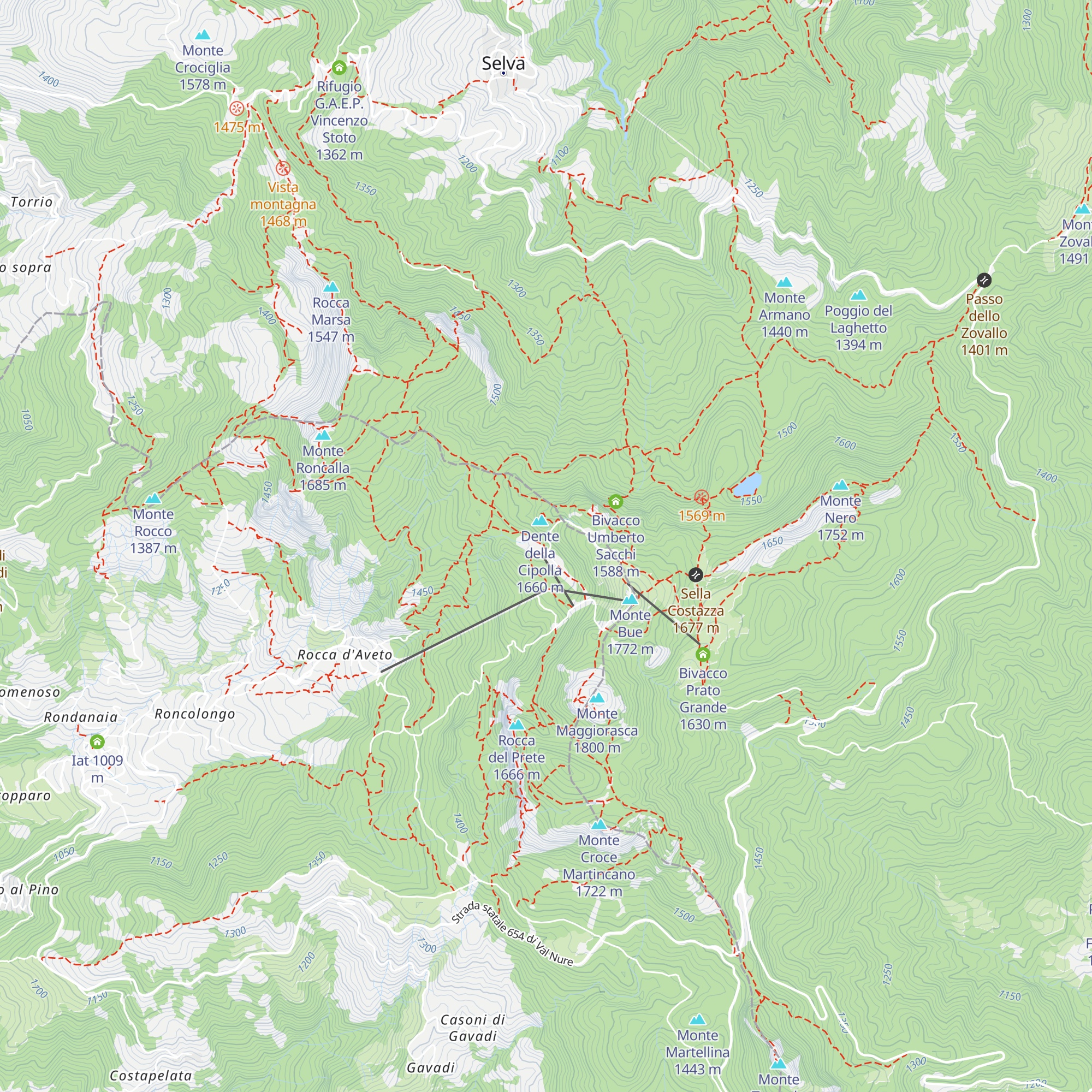 Rifugio Prato della Cipolla map