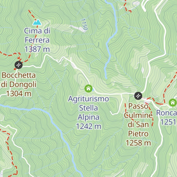 Map of Agriturismo Stella Alpina