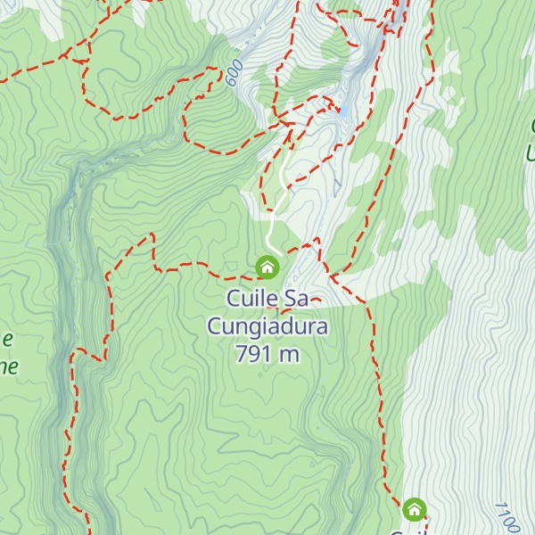 Map of Cuile Sa Cungiadura
