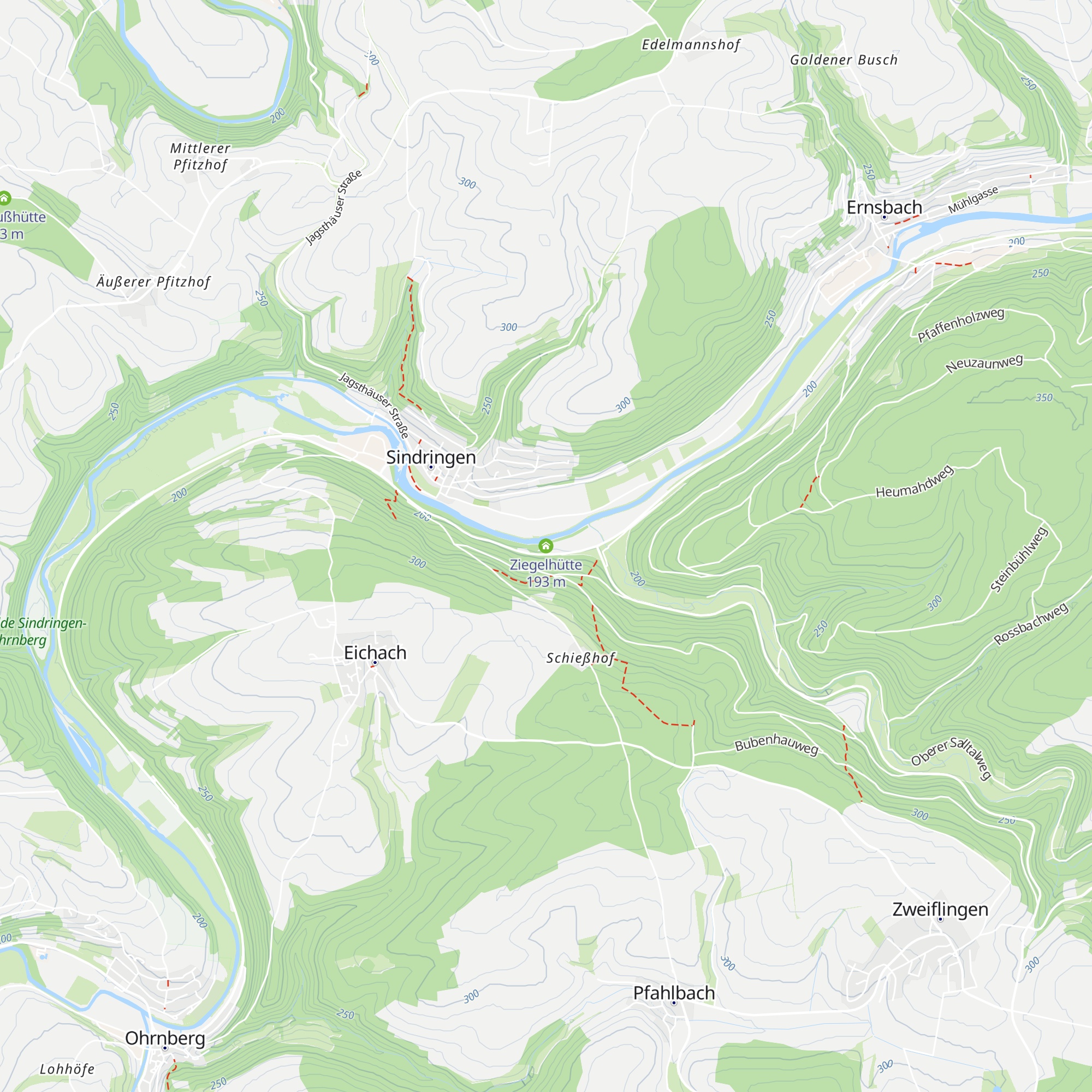 Ziegelhütte map