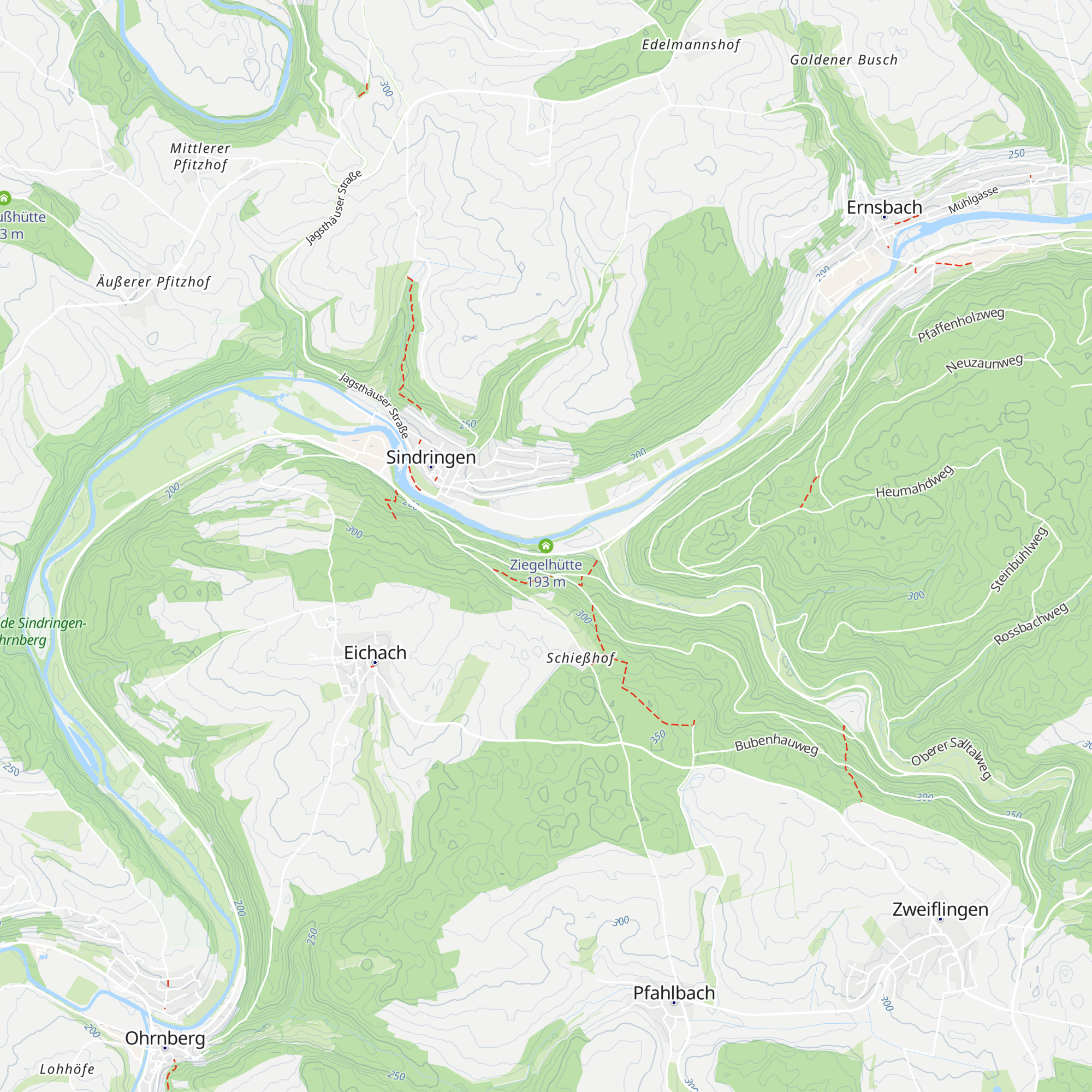 Ziegelhütte map