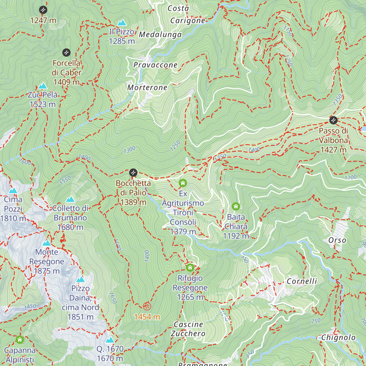 Ex Agriturismo Tironi Consoli map