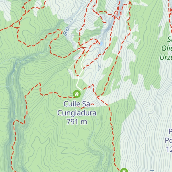 Map of Cuile Sedda Arbaccas