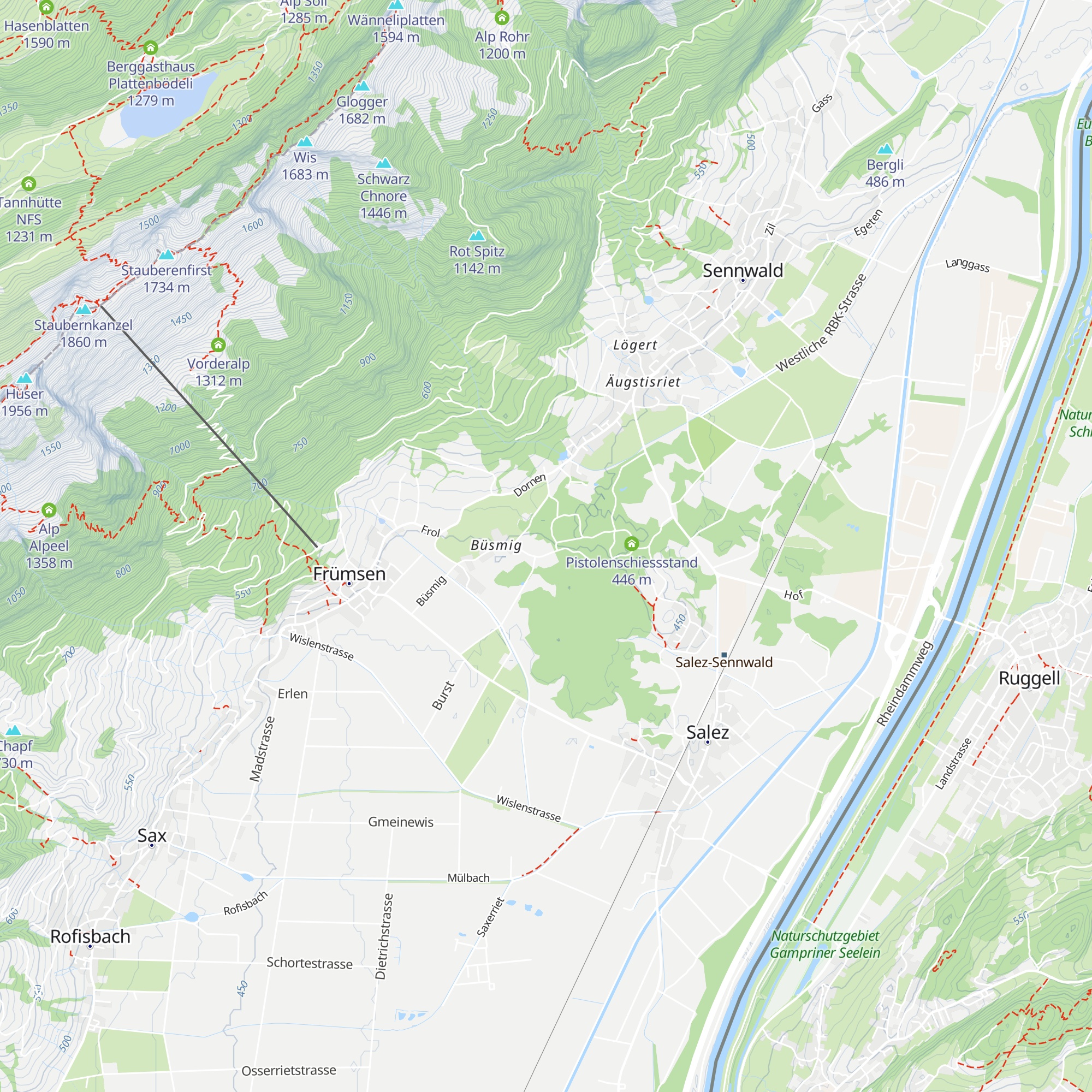 Ziegelhütte map