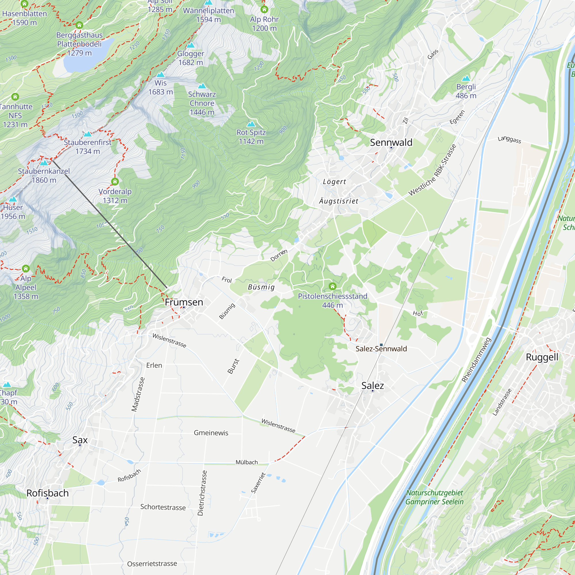 Ziegelhütte map