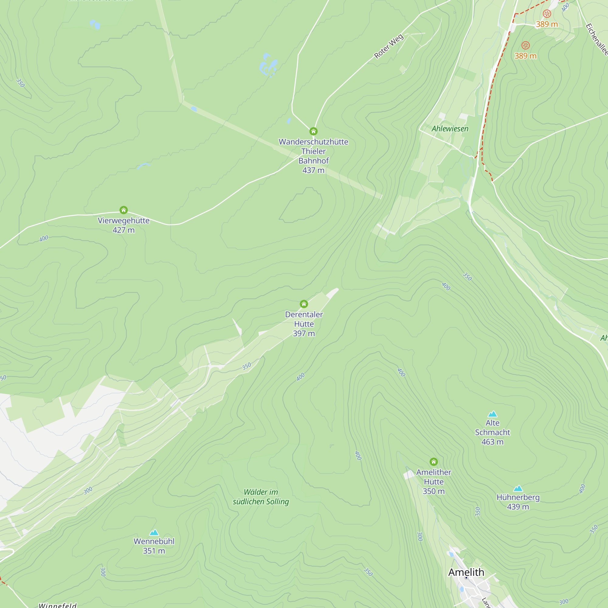 Derentaler Hütte map