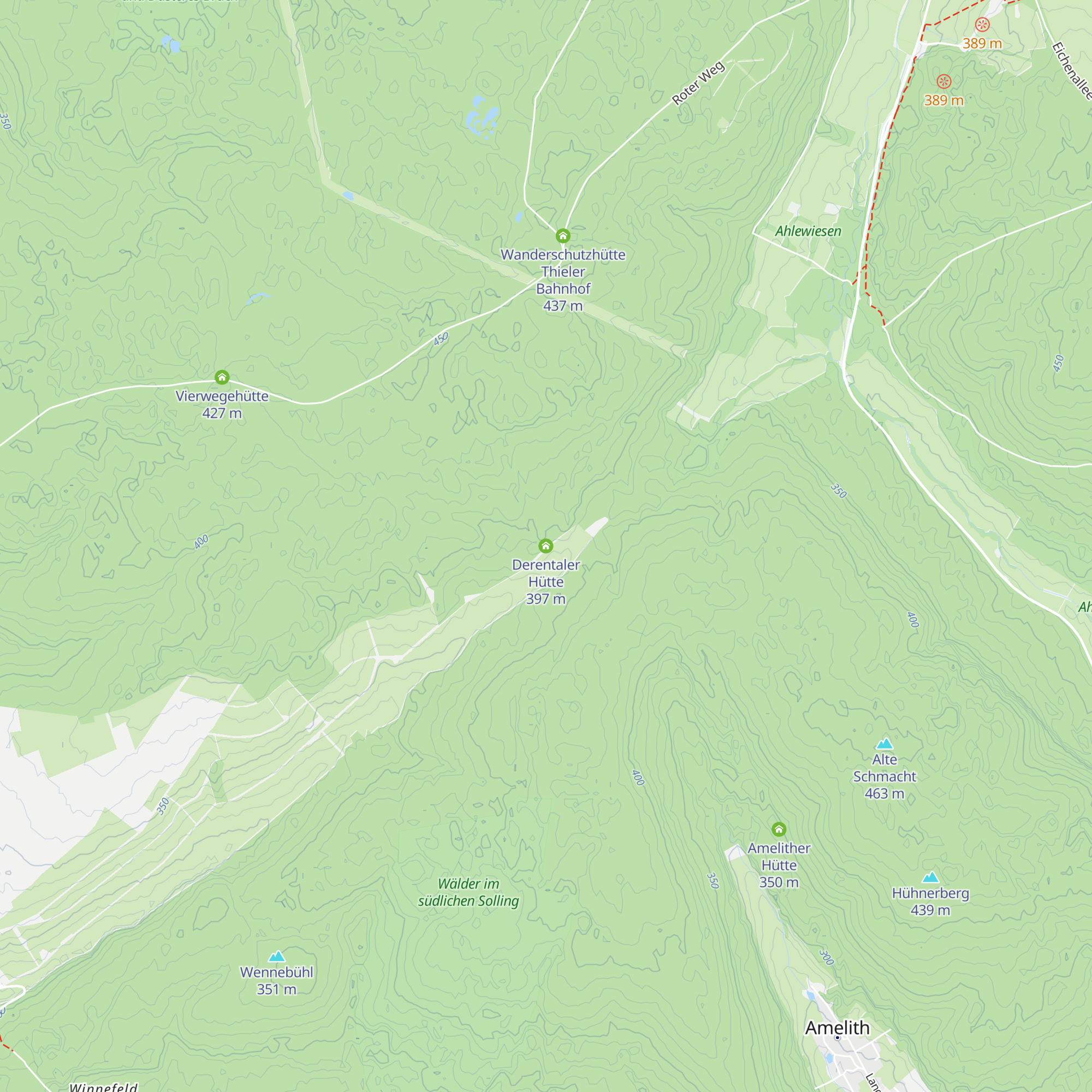 Derentaler Hütte map