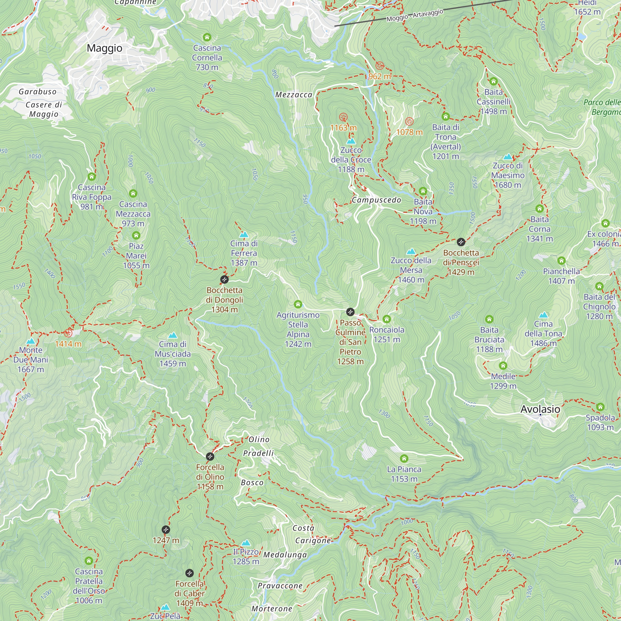 Cassina Nova map