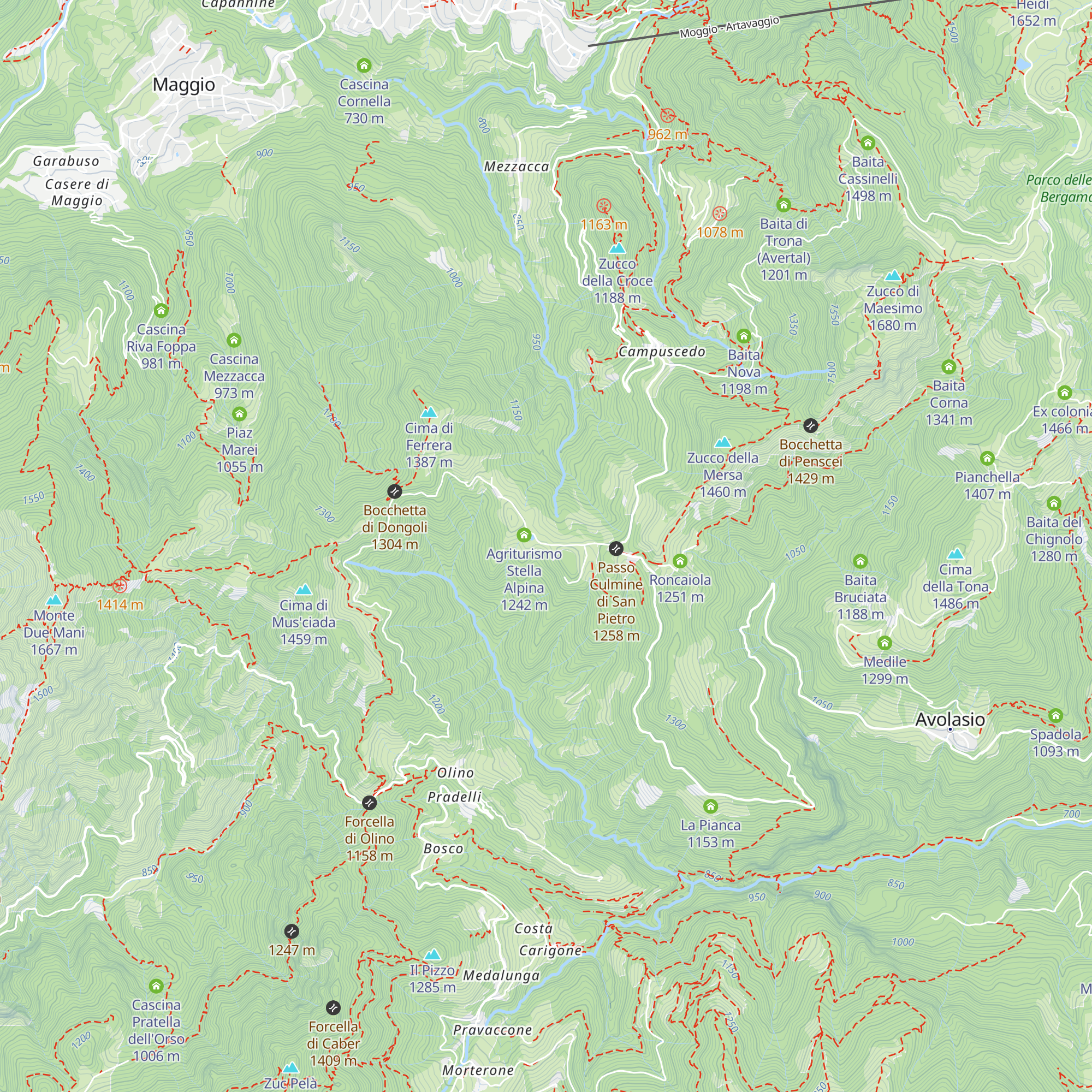 Cassina Nova map