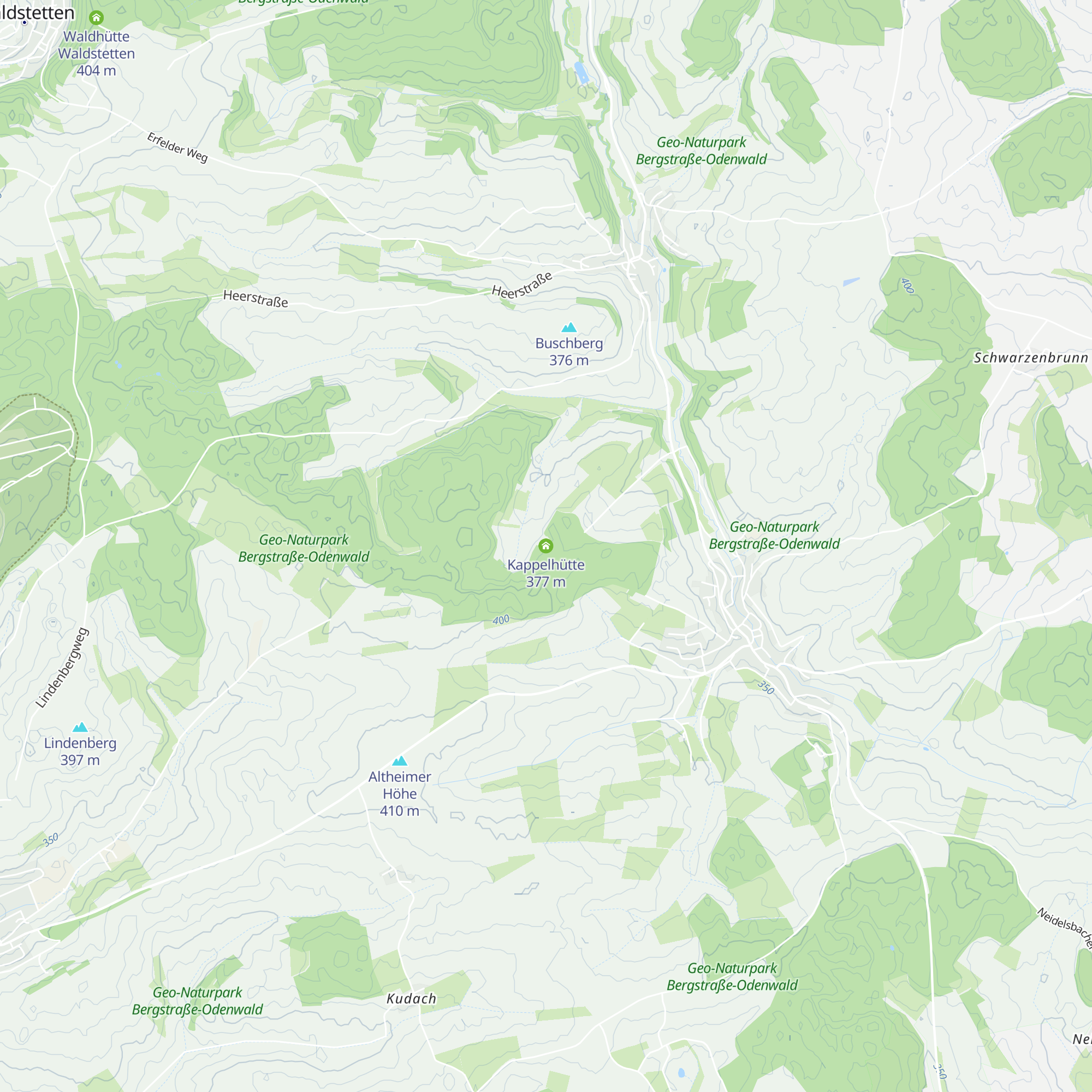 Kappelhütte map