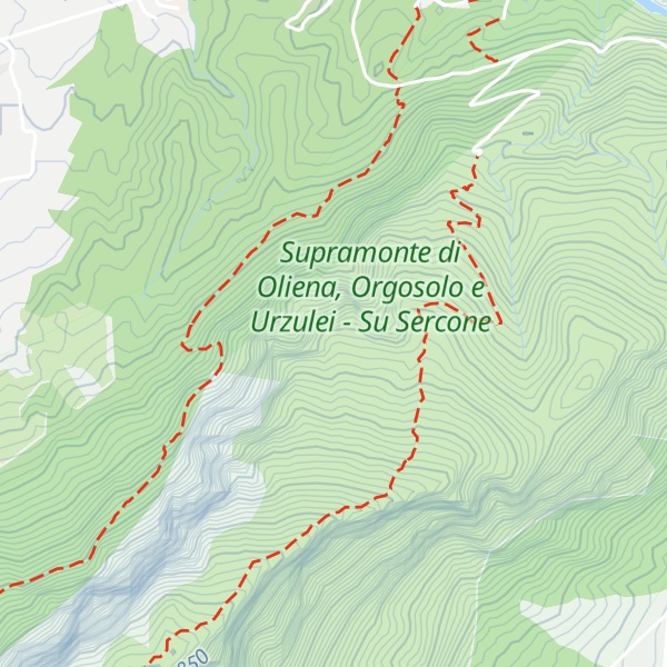 Map of Cuile Su Humbenteddu