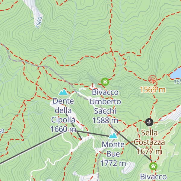 Map of Groppo delle Ali