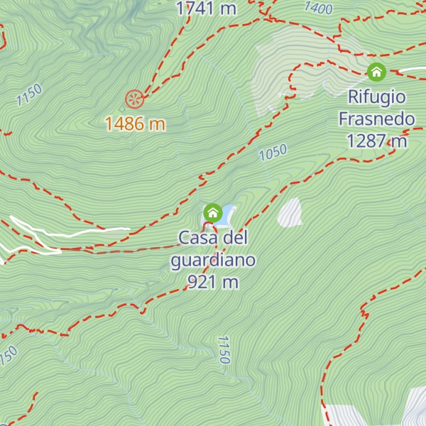 Map of Casa del guardiano